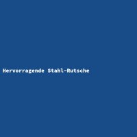 Hervorragende Stahl-Rutsche