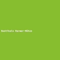 Rustikale Marmor-M&uuml;tze