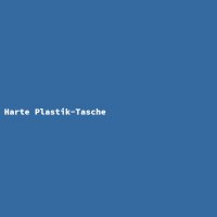 Harte Plastik-Tasche