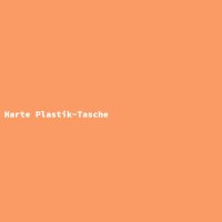Harte Plastik-Tasche