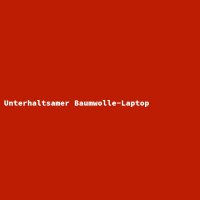 Entertaining Cotton Laptop