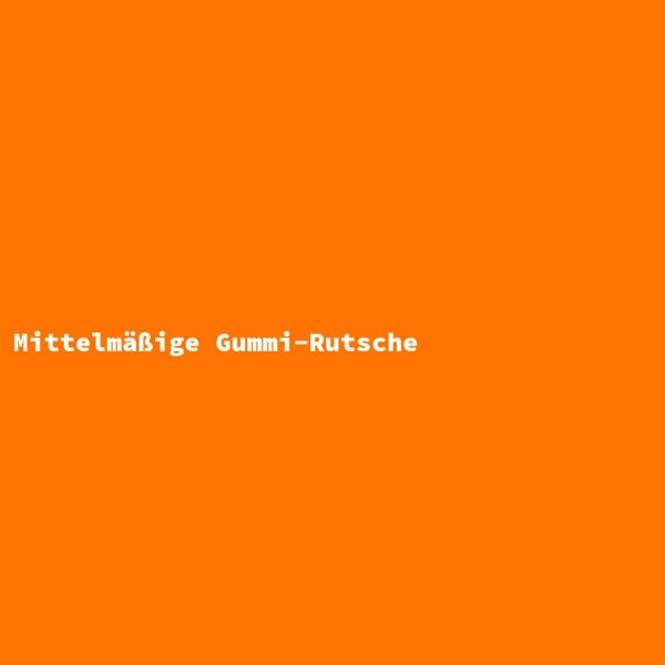 Mittelm&auml;&szlig;ige Gummi-Rutsche