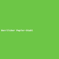 Herrlicher Papier-Stuhl