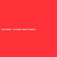 Leichter Leinen-Ventilator