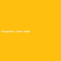Elegantes Leder-Hemd