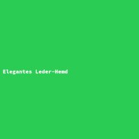 Elegantes Leder-Hemd