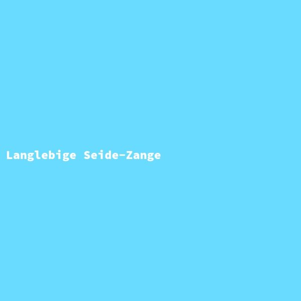 Langlebige Seide-Zange