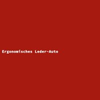 Ergonomisches Leder-Auto