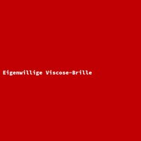 Eigenwillige Viscose-Brille