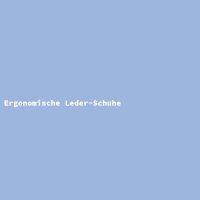 Ergonomische Leder-Schuhe
