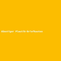 G&uuml;nstiger Plastik-Briefkasten